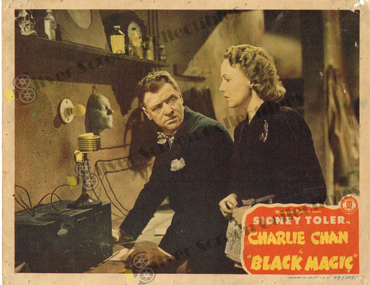 Charlie Chan in Black Magic (1944) - Original U.S. Lobby Card (11" x 14")