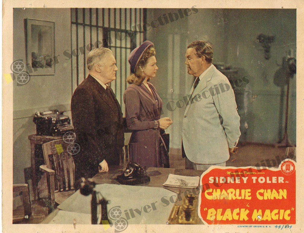 Charlie Chan in Black Magic (1944) - Original U.S. Lobby Card (11" x 14")