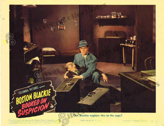 Boston Blackie Booked on Suspicion (1945) - Original U.S. Lobby Card (11" x 14")