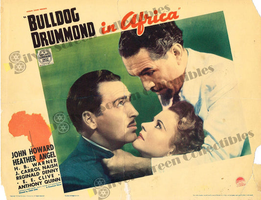 Bulldog Drummond in Africa (1938) - Original U.S. Lobby Card (11" x 14")