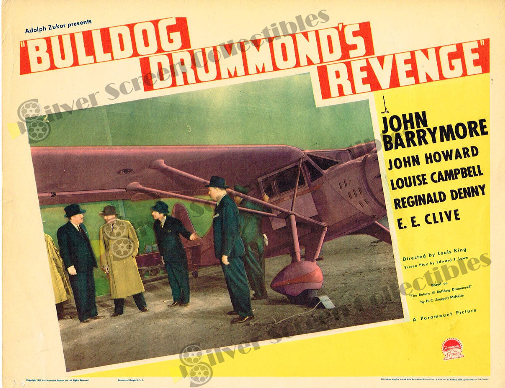 Bulldog Drummond's Revenge (1937) - Original U.S. Lobby Card (11" x 14")