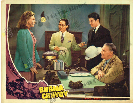 Burma Convoy (1941) - Original U.S. Lobby Card (11" x 14")