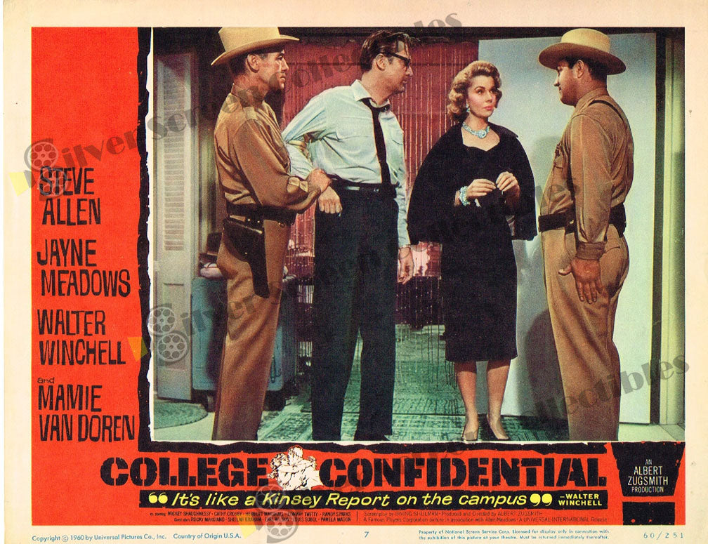 College Confidential (1960) - Original U.S. Lobby Card (11" x 14")