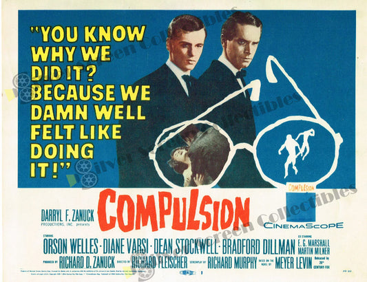 Compulsion (1959) - Original U.S. Lobby Card (11" x 14")