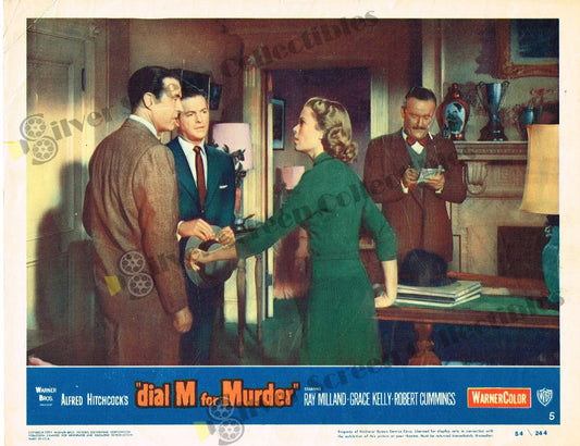 Dial M for Murder (1954) - Original U.S. Lobby Card (11" x 14")