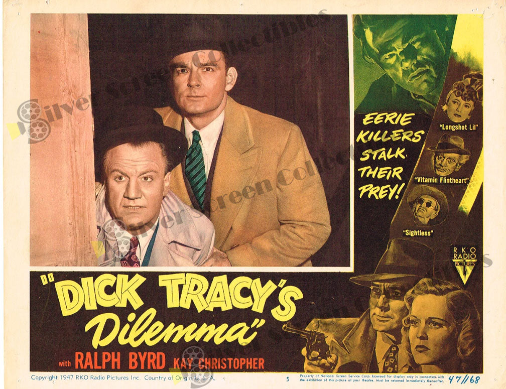 Dick Tracy's Dilemma (1947) - Original U.S. Lobby Card (11" x 14")