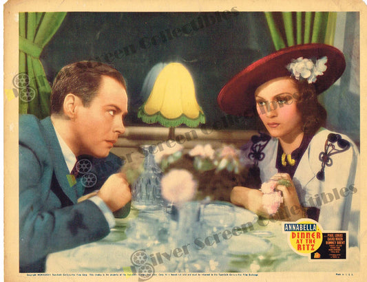 Dinner at the Ritz (1937) - Original U.S. Lobby Card (11" x 14")
