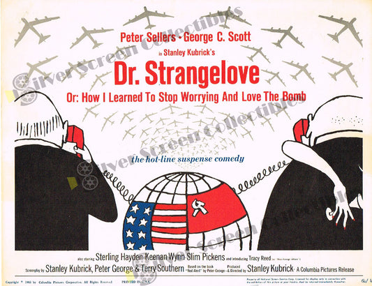 Dr. Strangelove or: How I Learned to Stop Worrying and Love the Bomb (1964) - Original U.S. Lobby Card (11" x 14")