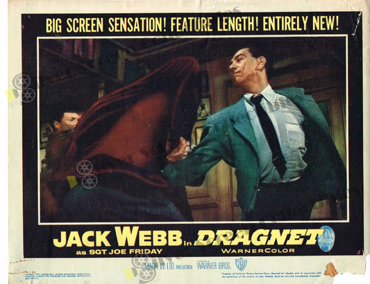 Dragnet (1954) - Original U.S. Lobby Card (11" x 14")