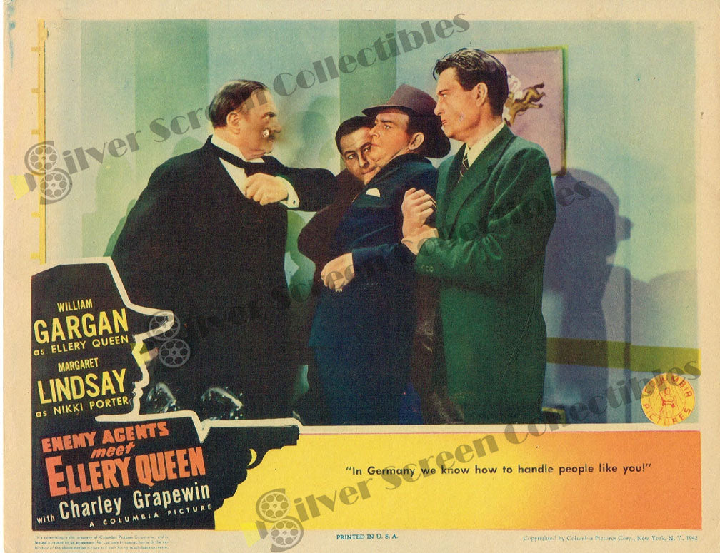 Enemy Agents Meet Ellery Queen (1942) - Original U.S. Lobby Card (11" x 14")