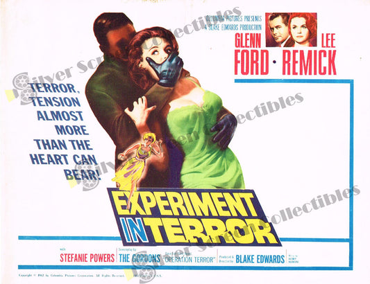 Experiment in Terror (1962) - Original U.S. Lobby Card (11" x 14")