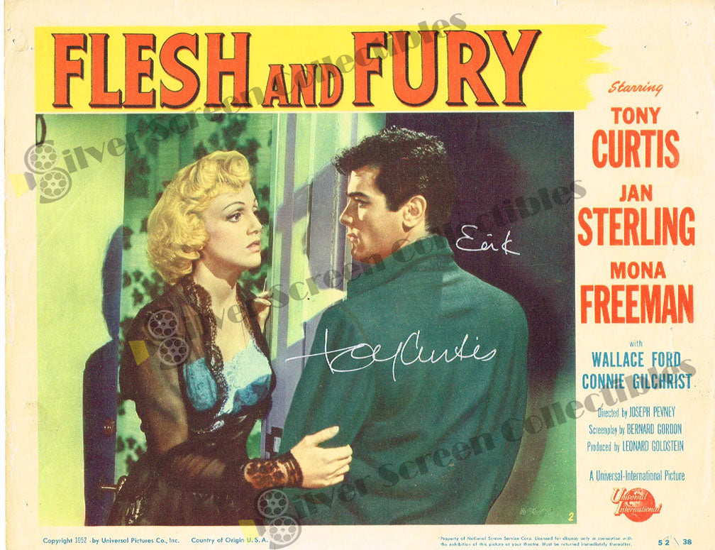 Flesh and Fury (1952) - Signed Original U.S. Lobby Card (11" x 14")