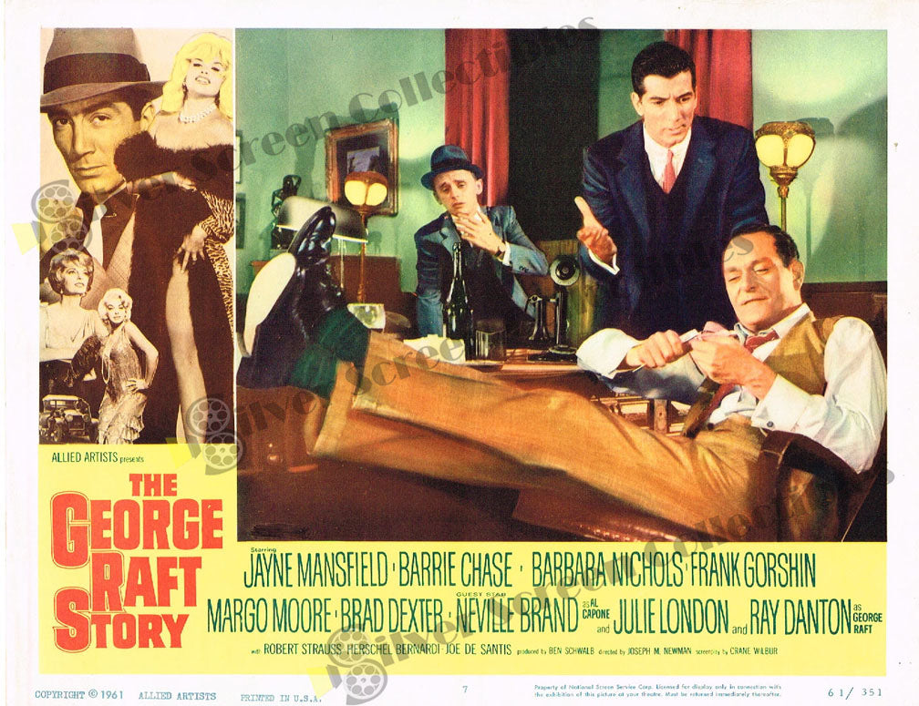 The George Raft Story (1961) - Original U.S. Lobby Card (11" x 14")