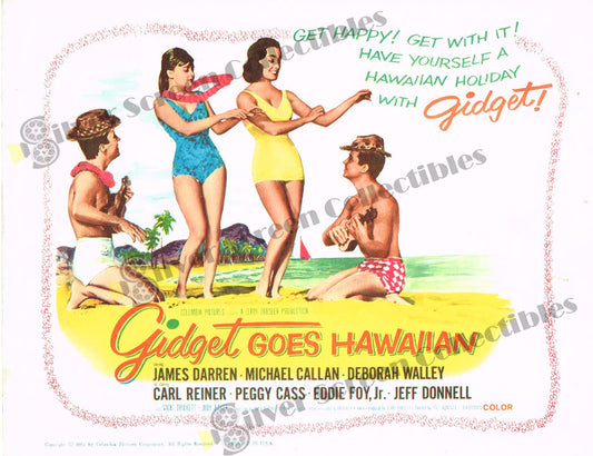 Gidget Goes Hawaiian (1961) - Original U.S. Lobby Card (11" x 14")