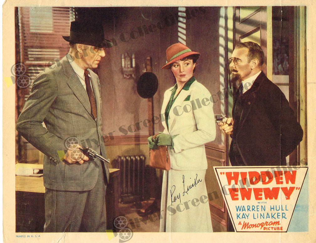 Hidden Enemy (1940) - Signed Original U.S. Lobby Card (11" x 14")