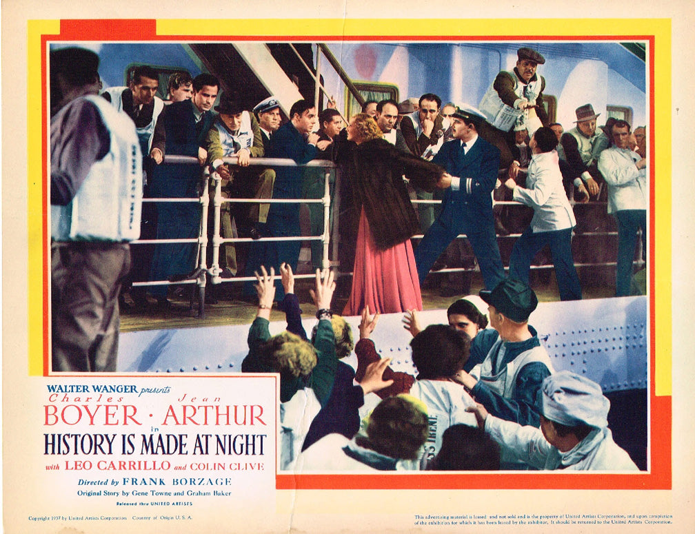 History Is Made at Night (1937) - Original U.S. Lobby Card (11" x 14")