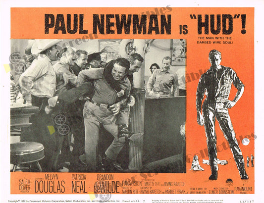 Hud (1963) - Original U.S. Lobby Card (11" x 14")