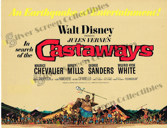 In Search of the Castaways (1962) - Original U.S. Lobby Card (11" x 14")