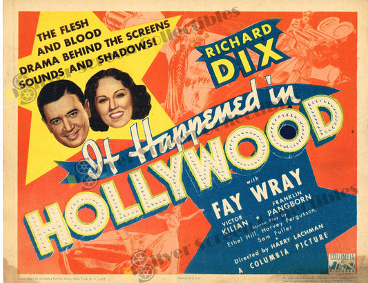 It Happened in Hollywood (1937) - Original U.S. Lobby Card (11" x 14")