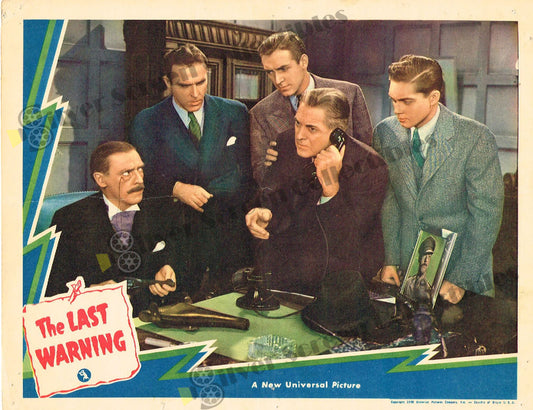 The Last Warning (1939) - Original U.S. Lobby Card (11" x 14")