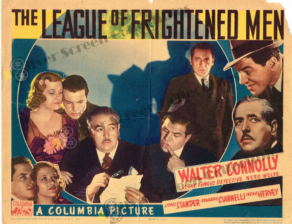 The League of Frightened Men (1937) - Original U.S. Lobby Card (11" x 14")