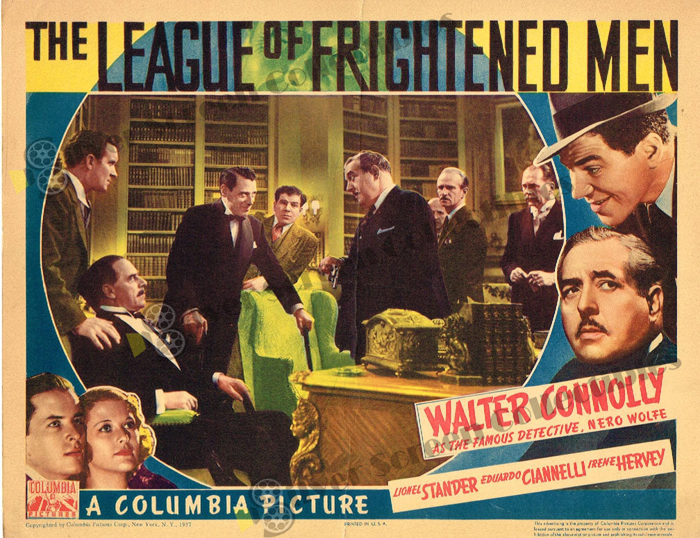 The League of Frightened Men (1937) - Original U.S. Lobby Card (11" x 14")