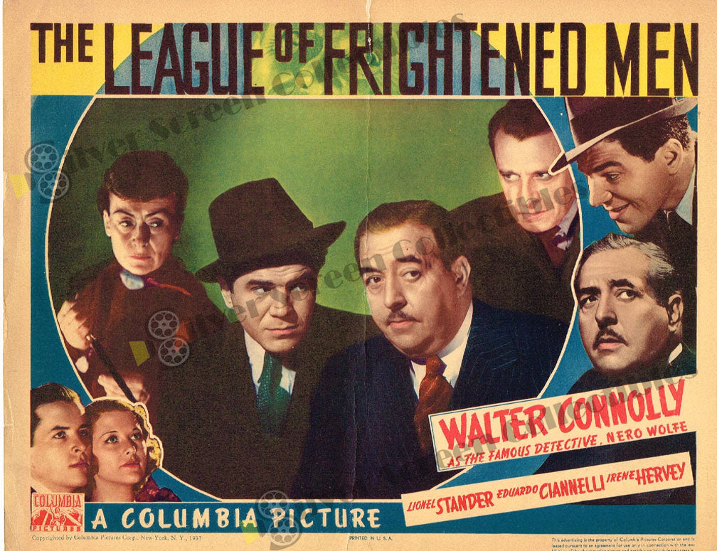 The League of Frightened Men (1937) - Original U.S. Lobby Card (11" x 14")