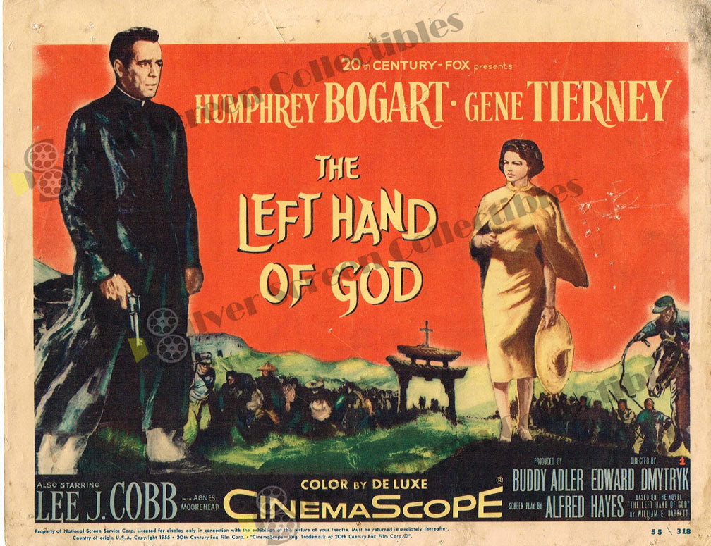 The Left Hand of God (1955) - Original U.S. Lobby Card (11" x 14")
