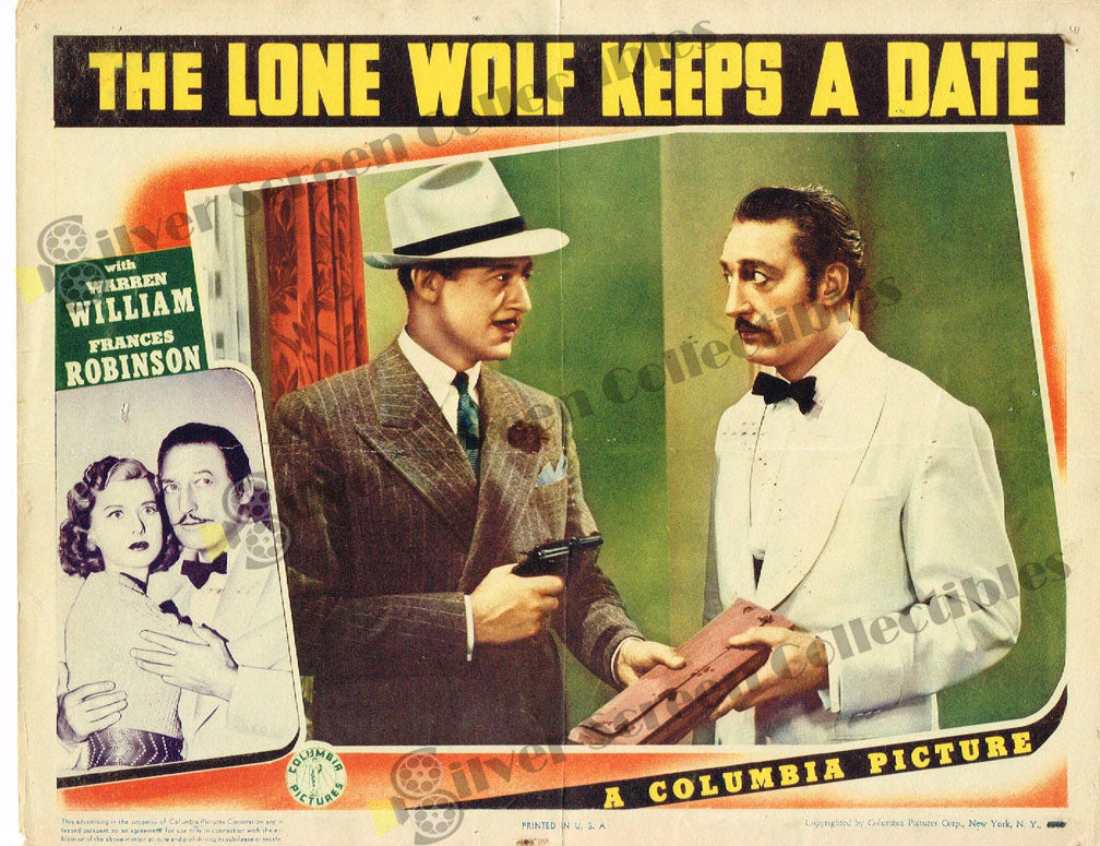 The Lone Wolf Keeps a Date (1940) - Original U.S. Lobby Card (11" x 14")