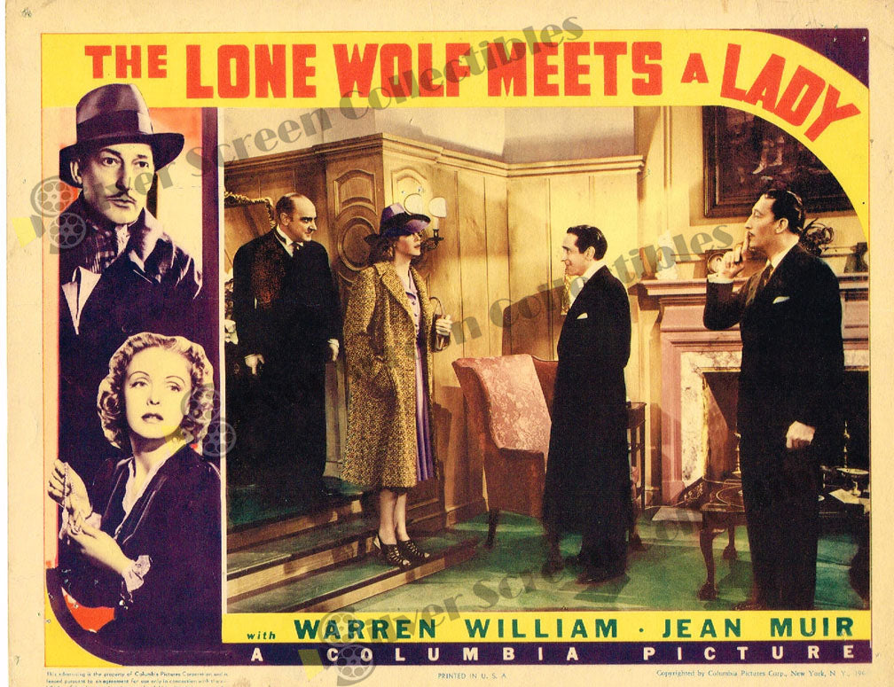 The Lone Wolf Meets a Lady (1940) - Original U.S. Lobby Card (11" x 14")