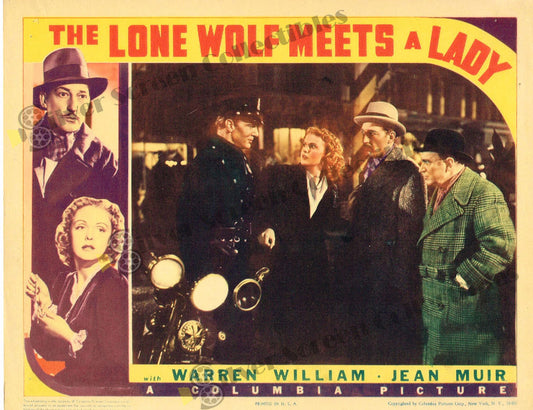 The Lone Wolf Meets a Lady (1940) - Original U.S. Lobby Card (11" x 14")