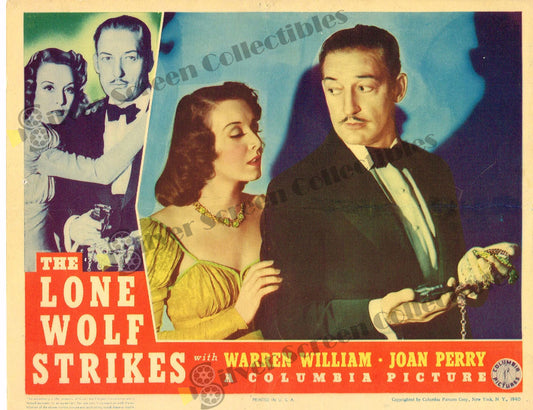 The Lone Wolf Strikes (1940) - Original U.S. Lobby Card (11" x 14")