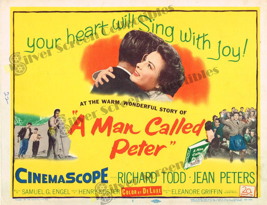 A Man Called Peter (1955) - Original U.S. Lobby Card (11" x 14")