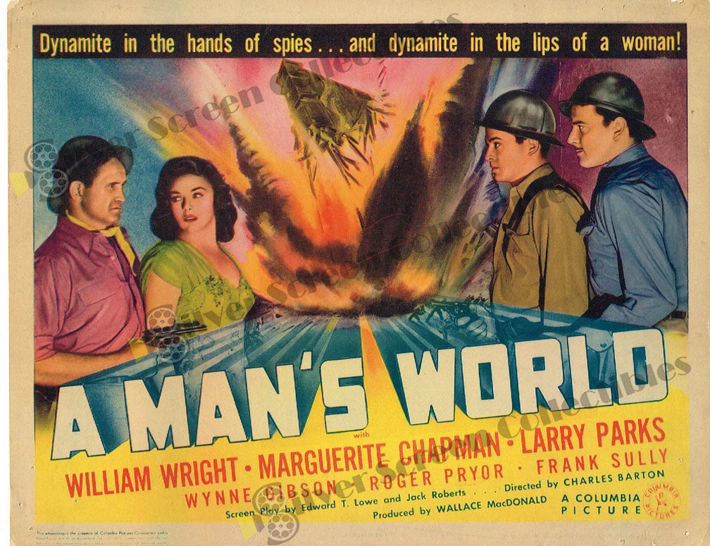 A Man's World (1942) - Original U.S. Lobby Card (11" x 14")