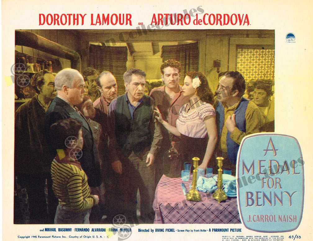 A Medal for Benny (1945) - Original U.S. Lobby Card (11" x 14")