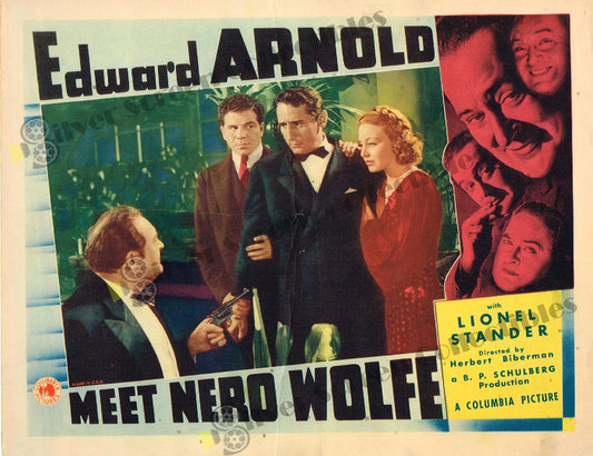 Meet Nero Wolfe (1936) - Original U.S. Lobby Card (11" x 14")