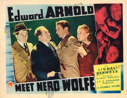 Meet Nero Wolfe (1936) - Original U.S. Lobby Card (11" x 14")