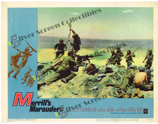 Merrill's Marauders (1962) - Original U.S. Lobby Card SET(11" x 14")