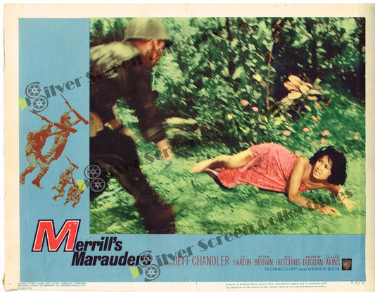 Merrill's Marauders (1962) - Original U.S. Lobby Card SET(11" x 14")