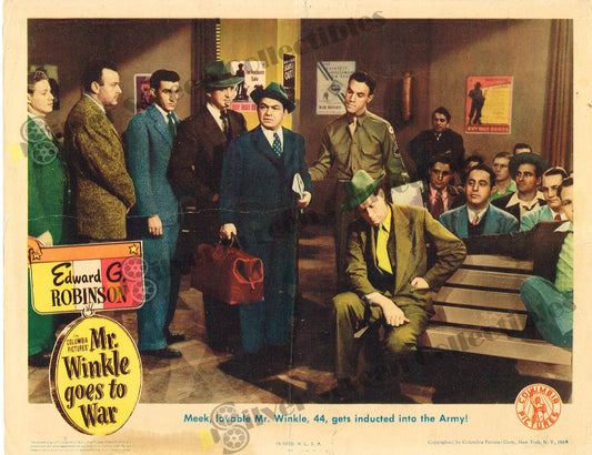 Mr. Winkle Goes to War (1944) - Original U.S. Lobby Card (11" x 14")