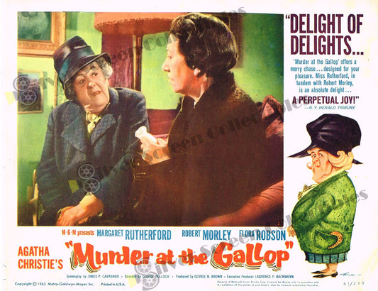 Murder at the Gallop (1963) - Original U.S. Lobby Card (11" x 14")
