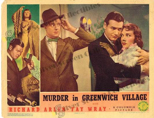Murder in Greenwich Village (1937) - Original U.S. Lobby Card (11" x 14")