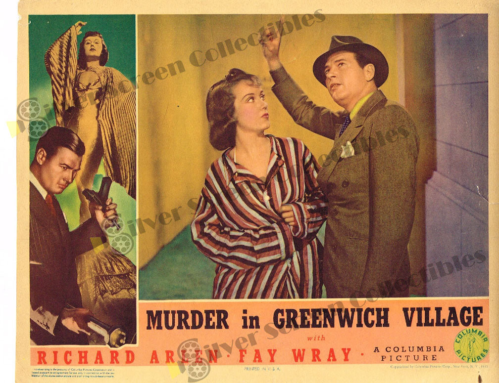 Murder in Greenwich Village (1937) - Original U.S. Lobby Card (11" x 14")