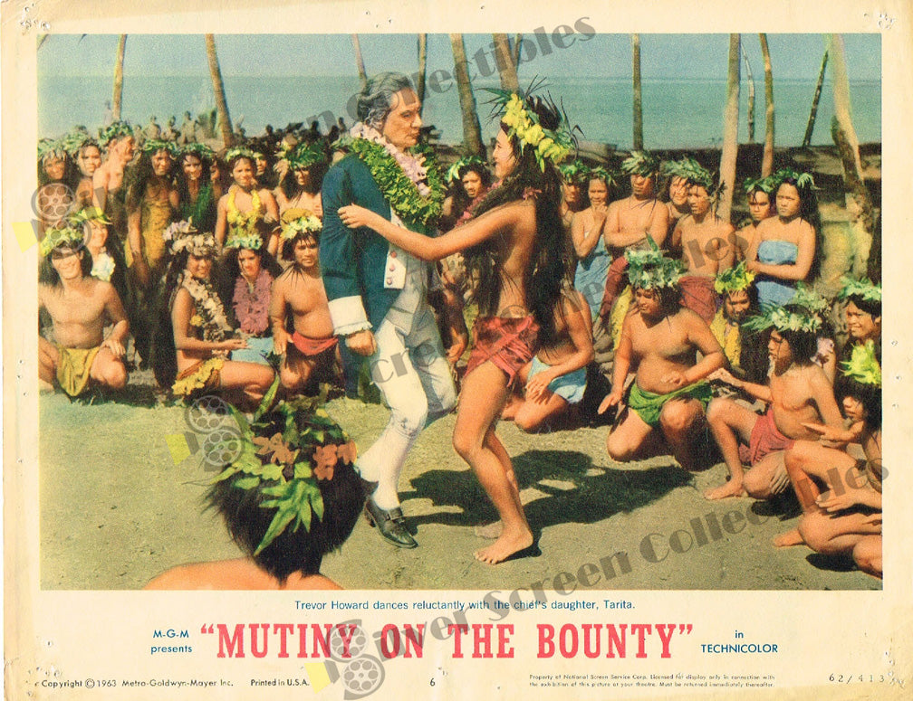 Mutiny on the Bounty (1962) - Original U.S. Lobby Card (11" x 14")