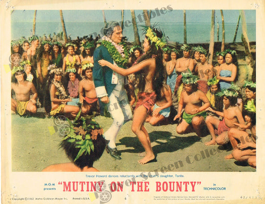 Mutiny on the Bounty (1962) - Original U.S. Lobby Card (11" x 14")