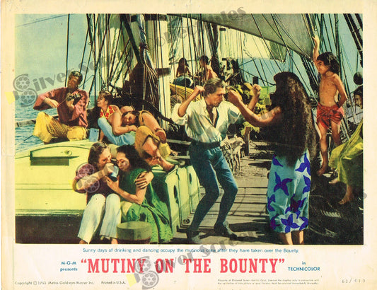 Mutiny on the Bounty (1962) - Original U.S. Lobby Card (11" x 14")