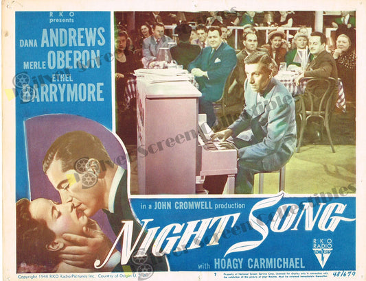 Night Song (1947) - Original U.S. Lobby Card (11" x 14")