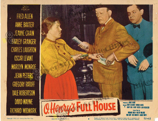 O. Henry's Full House (1952) - Original U.S. Lobby Card (11" x 14")