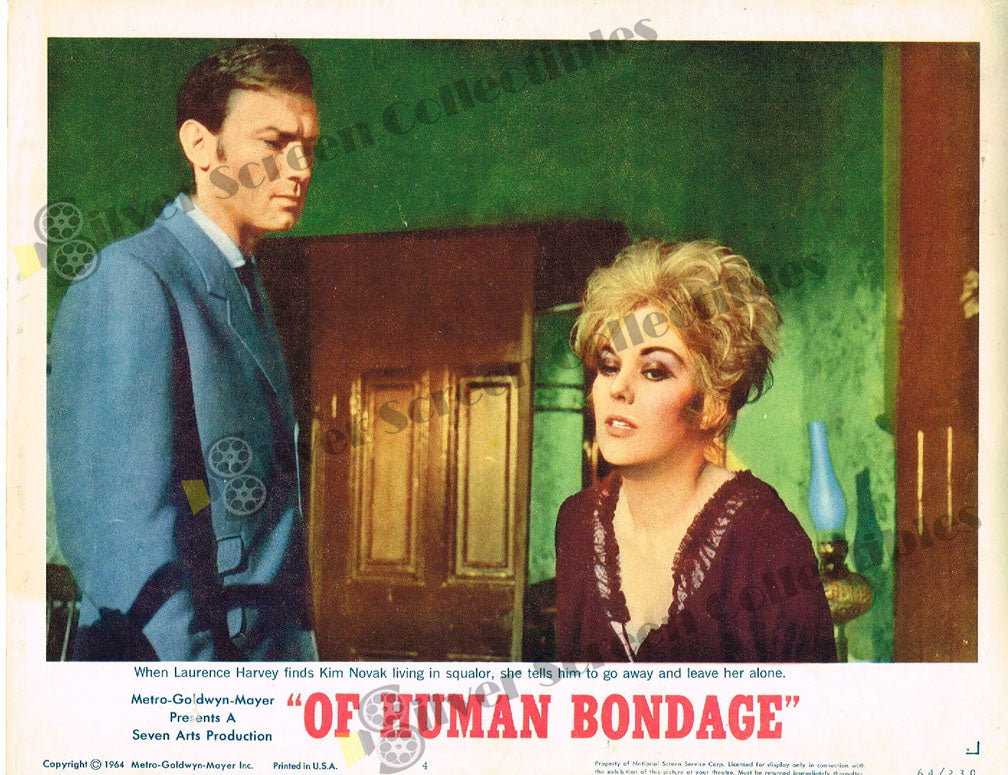 Of Human Bondage (1964) - Original U.S. Lobby Card (11" x 14")