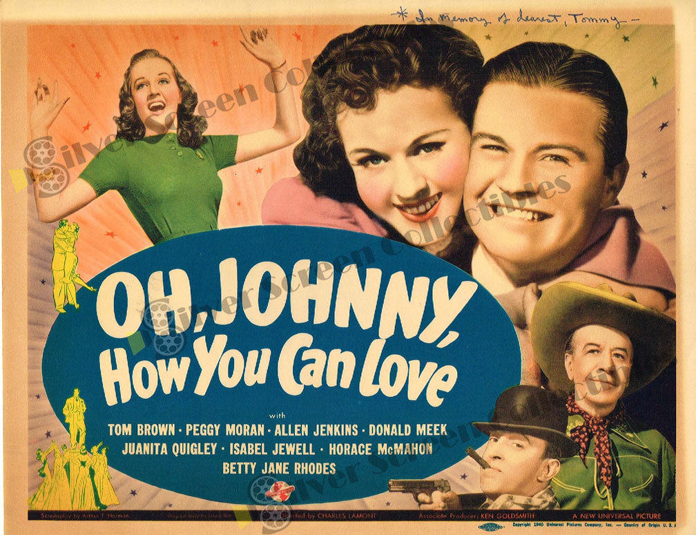 Oh, Johnny, How You Can Love! (1940) - Original U.S. Lobby Card (11" x 14")